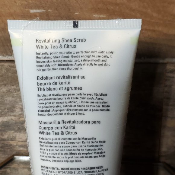 White Tea & Citrus Satin Body Revitalizing Shea Scrub - Mary Kay - Picture 2 of 4